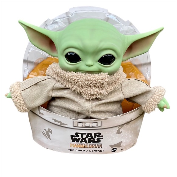 Star Wars The Child Grogu Plastic Plush Toy - Picture 1 of 5